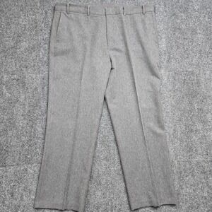 Dockers Action Slacks Levi Strauss Mens Size 44x30 Gray Flat Front Dress Pants